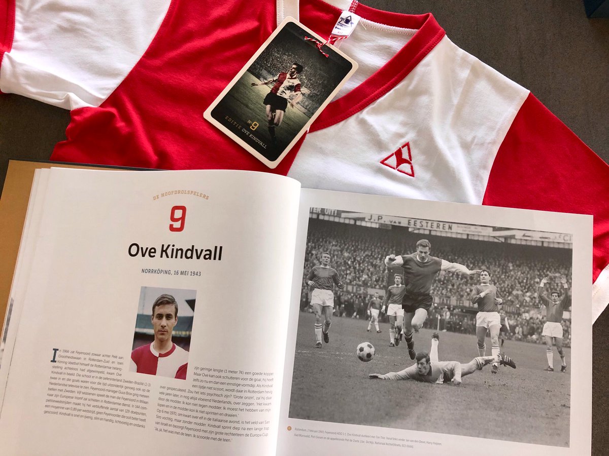 #LEVEFeyenoord1 editie #Kindvall ontvangen, erg blij mee. Milaan 6 mei 1970 voor eens en altijd de eerste! #Bengt #Ove, onze zoon .... naar #Kindvall