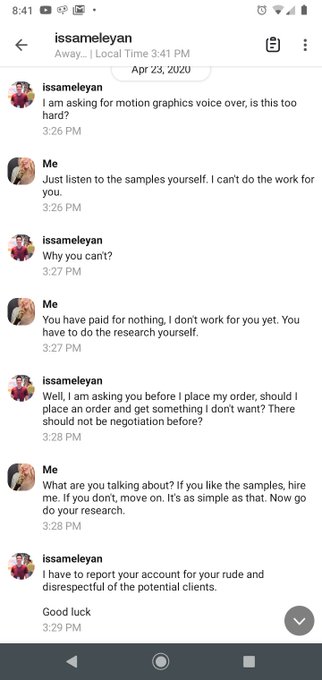 @fiverr has restricted my account due to some butthurt man from across the world reporting me for being<a class="tags" target="_blank" title="On Twitter" href="/?out=eyJ0eXAiOiJKV1QiLCJhbGciOiJIUzUxMiJ9.eyJpYXQiOjE3MjYyMzY2NTEsImlzcyI6InR3cG9ybnN0YXJzLmNvbSIsIm5iZiI6MTcyNjIzNjY1MSwiZXhwIjoxNzU3NzcyNjUxLCJyZWRpcmVjdF91cmwiOiJodHRwczovL3R3aXR0ZXIuY29tL2ZpdmVyciJ9.7PxyWa4K-ScGr4n8v8cn8UxFKRtXuNXPWSsp0sNWlmUnEYohPJJlZDaNaK_vUjigKoSQJIMmGU5W7cDqtNWHYw">@fiverr</a><a href="/tag/badstockphotosofmyjob"class="tags"><span>#badstockphotosofmyjob</span></a>