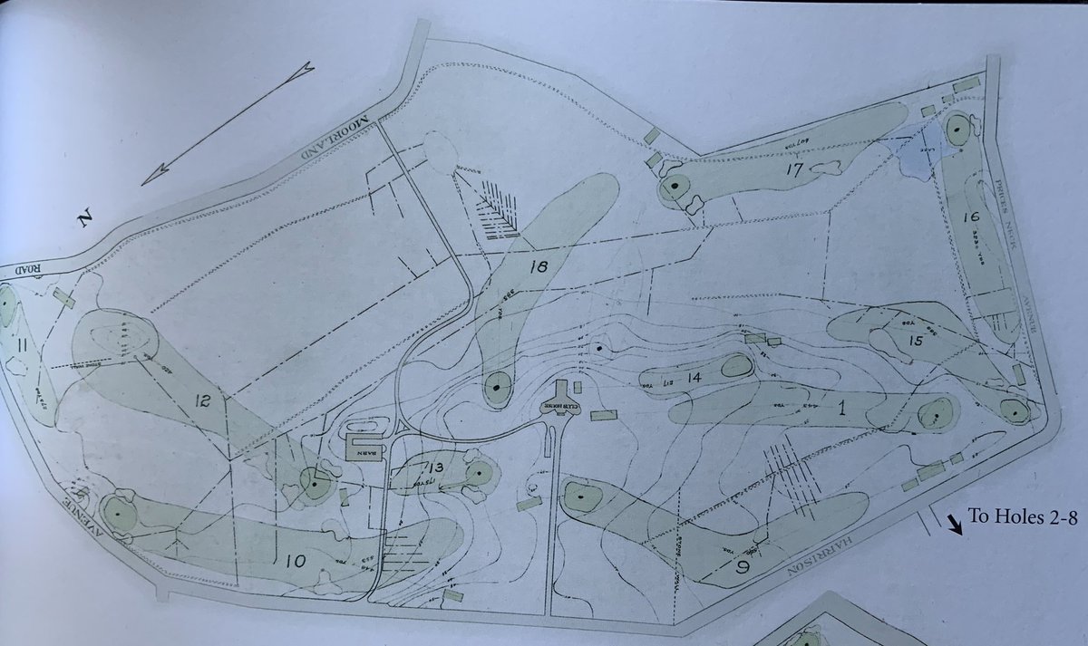 GolfcourseThe's tweet image. Some cool old plans from Newport Country Club.