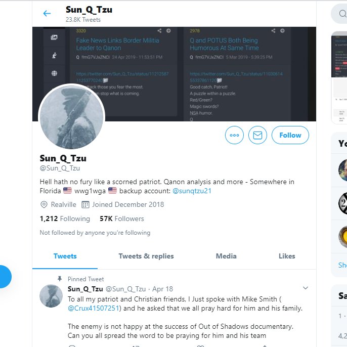 6/ This account  @sun_q_tzu got retweeted a lot. They appear to be a Qanon account, suggesting Trump somehow knows what he is talking about. He shared a peer-reviewed article about ultraviolet blood irradiation  https://www.ncbi.nlm.nih.gov/pmc/articles/PMC6122858/