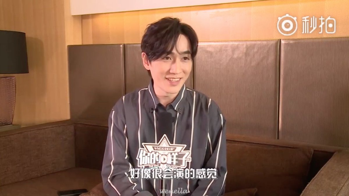 /3  #ZhuYilong on his uni days: "I asked my teacher why did they accept me at Beijing Film Academy? They said that it was because I was like a piece of white paper - I didn't know anything. Besides, I didn't have any bad habits, so it would be easy to teach me.  #朱一龙