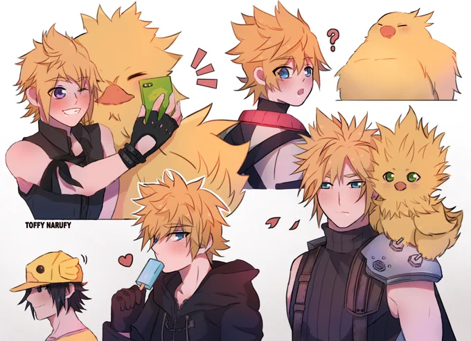 Many Chocobos here
//Chocobo theme

#FF7 #FF7Remake #FF7R #cloudstrife 
#KingdomHearts #ffxv #FinalFantasy 
#prompto #ventus #roxas #games #noctis 