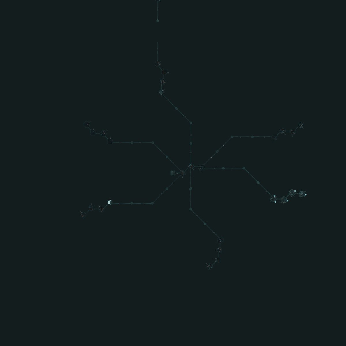 兵隊 Mgsv Tppのテクスチャファイルにあったmbの全体マップ 製品版では疫病が発生した時に建造された隔離プラットフォーム は孤島で 本部のマザーベースとは陸路で行けないですがこのテクスチャファイルでは医療pfと隔離pfは橋で繋がっていた が途中で