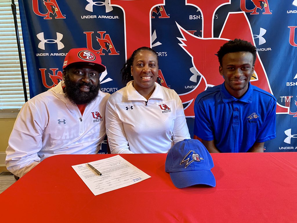 Congratulations to Jalen Anderson who will be continuing his track and academic career at UNC-Asheville. His signing might have been private, but we are all celebrating your success! #uncasheville #uatrack #seniors2020 <a href="/mphifer2/">Michelle Phifer</a> @JZUAHS <a href="/CoachHarris46/">Barney Harris</a>