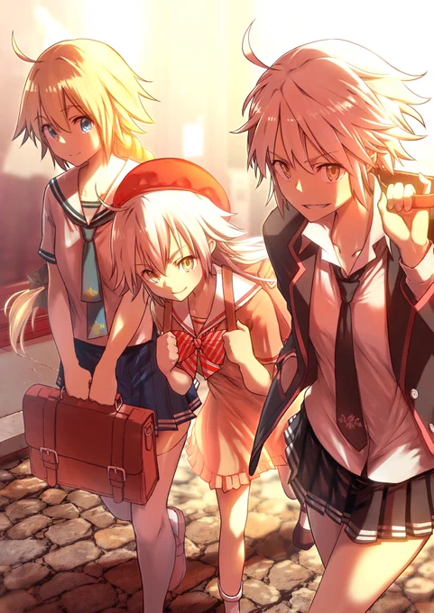 「学校帰り」
ジャンヌ三姉妹
#FGO 