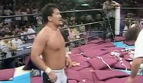 #39 Masahiro Chono vs Keiji Mutoh: NJPW 8/11/91 - Purple Rain..... Purple Rain. A pairing I certainly don't always love together but it was magic on this night.