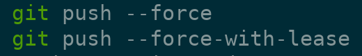 CoDailychalleng's tweet photo. What is the difference between these commands? #git #dailychallenge #challenge #game #pushforce #codinglife https://t.co/XEaYjH7W5K