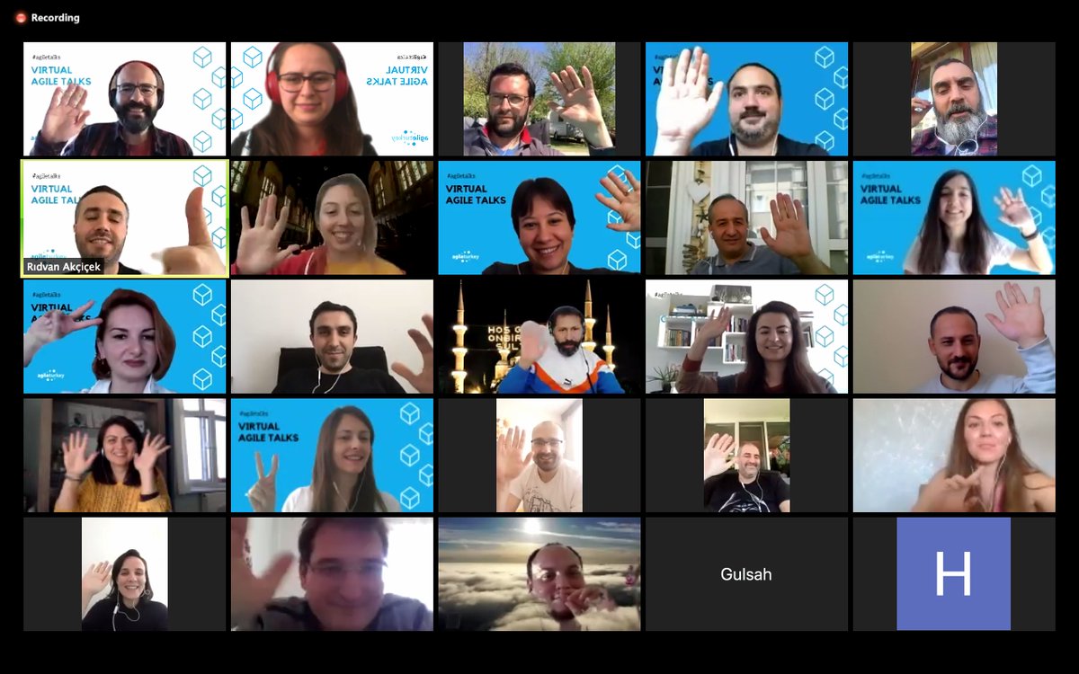 AgileTurkey's tweet photo. 🎊200'e yakın katılımcıya ulaştığımız ilk online etkinliğimizde tüm katılımcılarımıza teşekkür ederiz!
Bir sonraki etkinlik için takipte kalın 👀
#agileturkey #agiletalks #agile https://t.co/vMEzbgvehJ