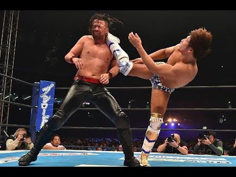 #32 Kota Ibushi vs Shinsuke Nakamura: NJPW 01/04/15 - How willing are you to go to the edge to prove your way. Ibushi and Nakamura have a grueling, violent match showcasing the best aspects of their eccentric personalities.