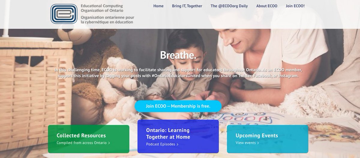 We're thrilled to share our new website for Ontario Educators with teaching resources from all School Boards &amp; online partners, student &amp; educator wellness and reflections and coding platforms. Take your time. Explore. ecoo.org
#OntarioEducatorsUnited <a href="/otffeo/">OTF/FEO</a>
