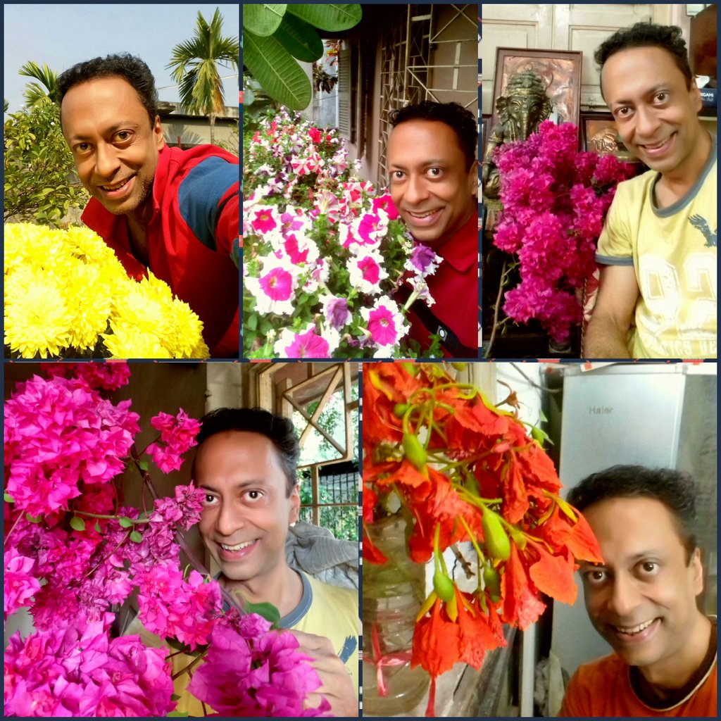 lovinchiro's tweet photo. "LOCKED DOWN" with FLOWERS... in the times of #CORONA 😊💝✊👊 https://t.co/sUm3UfIiBH