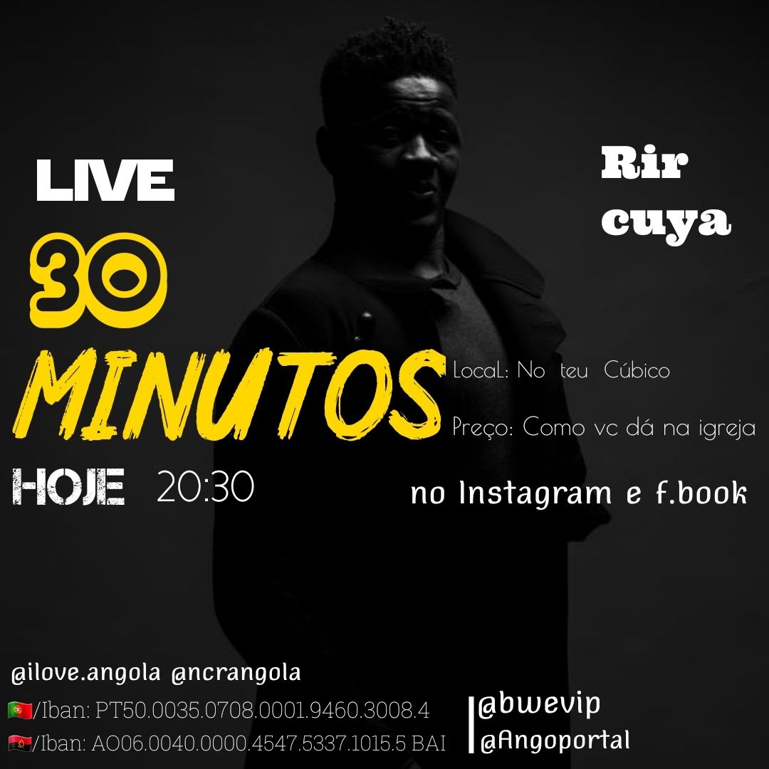bwevip's tweet image. Live 30 minutos 🔥
Todas as terças e sábados as 20:30, no Instagram #kotingoo e no Facebook #kotingo.
É o Kotingo a rir contigo, porque rir cuya!😂
FICA EM CASA
Não ignorem os IBAN'S.