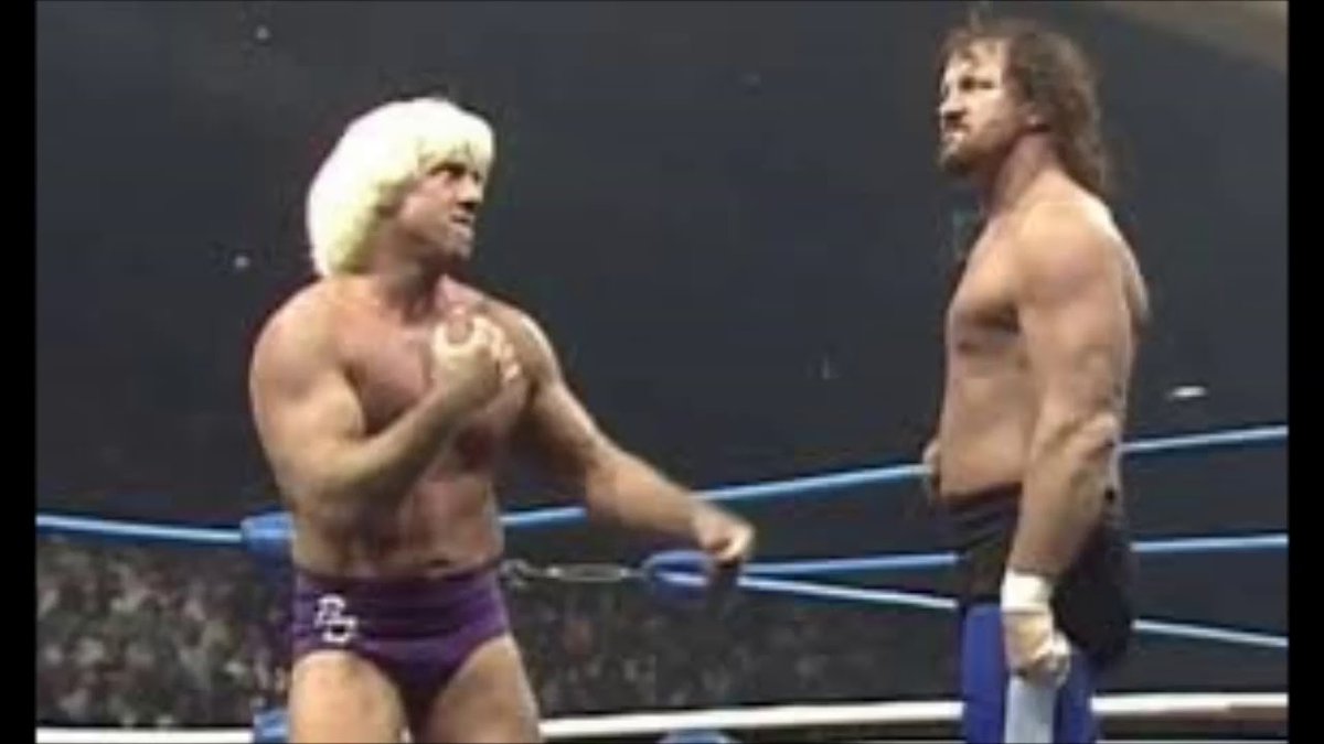 #25 Terry Funk vs Ric Flair: WCW 07/23/89 - Surprised myself by having this over WrestleWar but the whole package is just out of control mayhem and the post match puts it over the top. Truly the best encapsulation of a Terry Funk match.