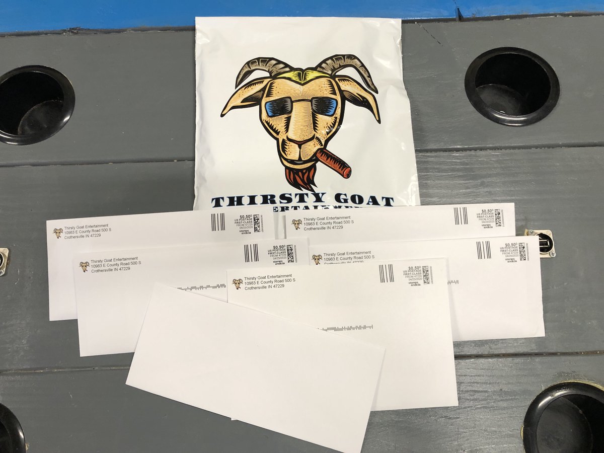 Mailing out another round of Thirsty Goat Merch orders this morning! Thank you to everyone for your support!  I NEED DIRT Stickers are going fast! Don't forget to check out all the different merch options at thirstygoatblog.com/?post_type=pro…. 

Be on the lookout for new products this week!