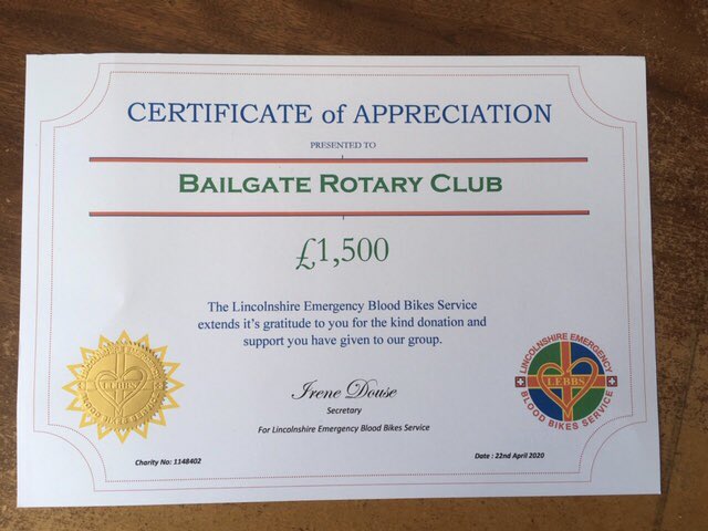 Bailgate Rotary Club tweet media
