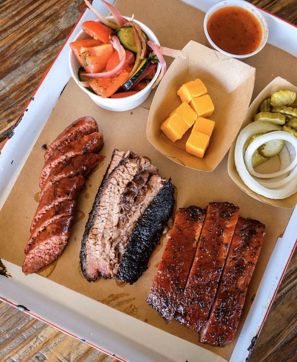 StilesSwitchBBQ's tweet photo. #Saturday served up. #TexasTrinity ready to roll. https://t.co/qNuF8RWeMX or give us a call at 512-380-9199 if ya need to talk it out. We’ve got ya. We have family packs to make your life easy. Soak up that sunshine. #TexasBBQ 📷 @thesmokingho #AustinTexas #BBQ #ATX #Barbecue https://t.co/ATX3rpQk9a