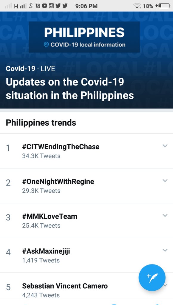 Superb ang acting ng MarNigo!
#MMKLoveTeam | MarNigo
3rd spot parin guys