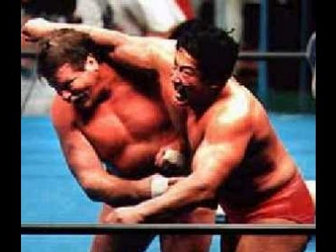 #19 Stan Hansen vs Kenta Kobashi: AJPW 07/29/93 - A dig darn fight. Kobashi thinks hes the biggest jock in the locker room and now he is up against a brute cowboy legend that isn't ready to relinquish his spot just yet.