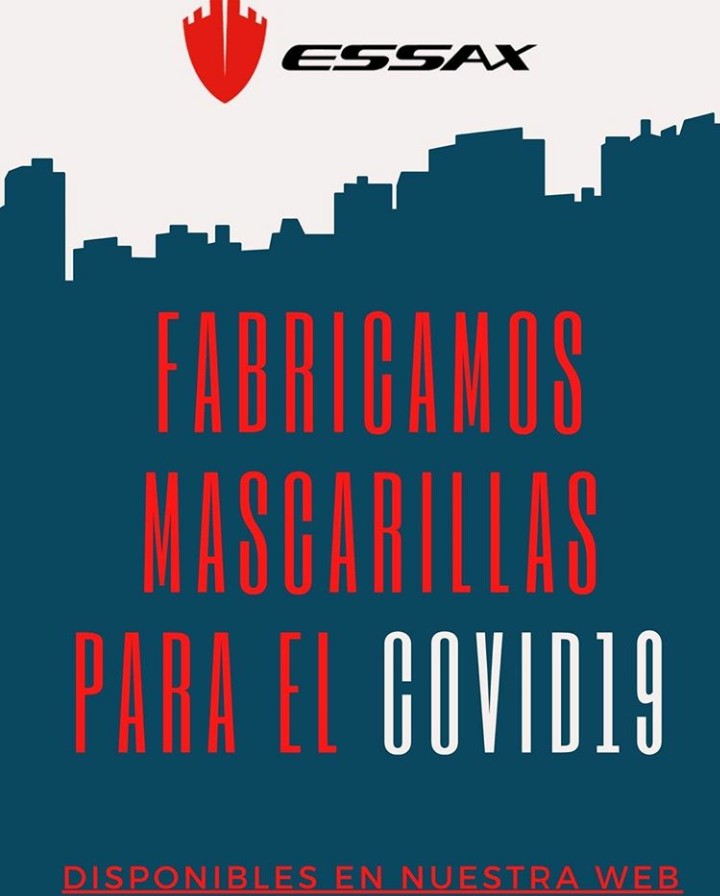 FundacionLintxu's tweet photo. Nuestro colaborador @essaxtwtr ha fabricado mascarillas para el Covid19 😷.
#Essax #Sillines #EmergenciaSanitaria
#FabricadoenEspaña https://t.co/rdcFlRyx6K