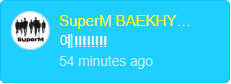  #BAEKHYUN   : We go hundred. YEEES!!!!!!!!! #KAI : We'll perform super car #BAEKHYUN   : We go hundred!!!! #KAI : Surprised,