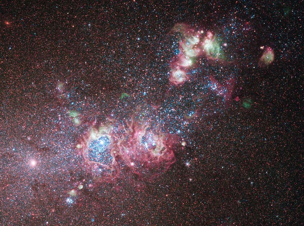 December 22nd☆☆☆ Galaxy NGC 4214 ☆☆☆ #Cash  #StVan  #VAV  #브이에이브이  @VAV_official  @VavCash  #Hubble30