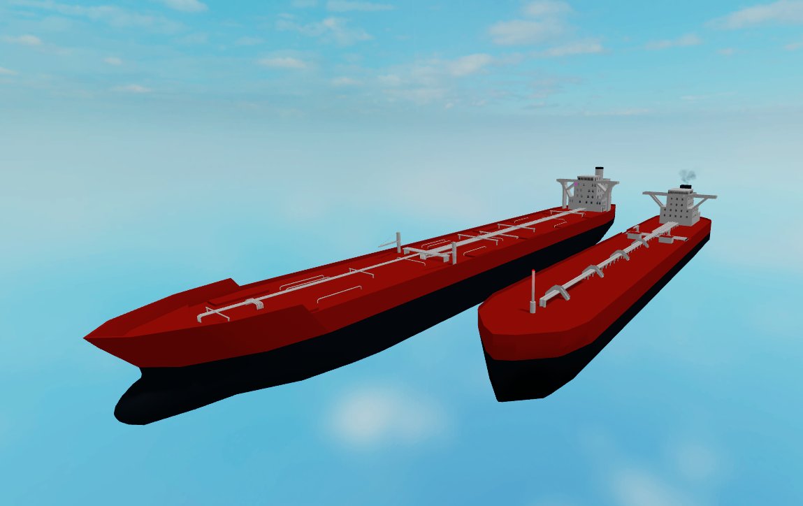 Kni0002 On Twitter One Of The Largest Ships Ever Built Coming Soon To Shipping Lanes D Comparison Between The Current Largest Ship In The Game And The New Oil Tanker Https T Co 5seewhujwc - sinking ship roblox codes 2020