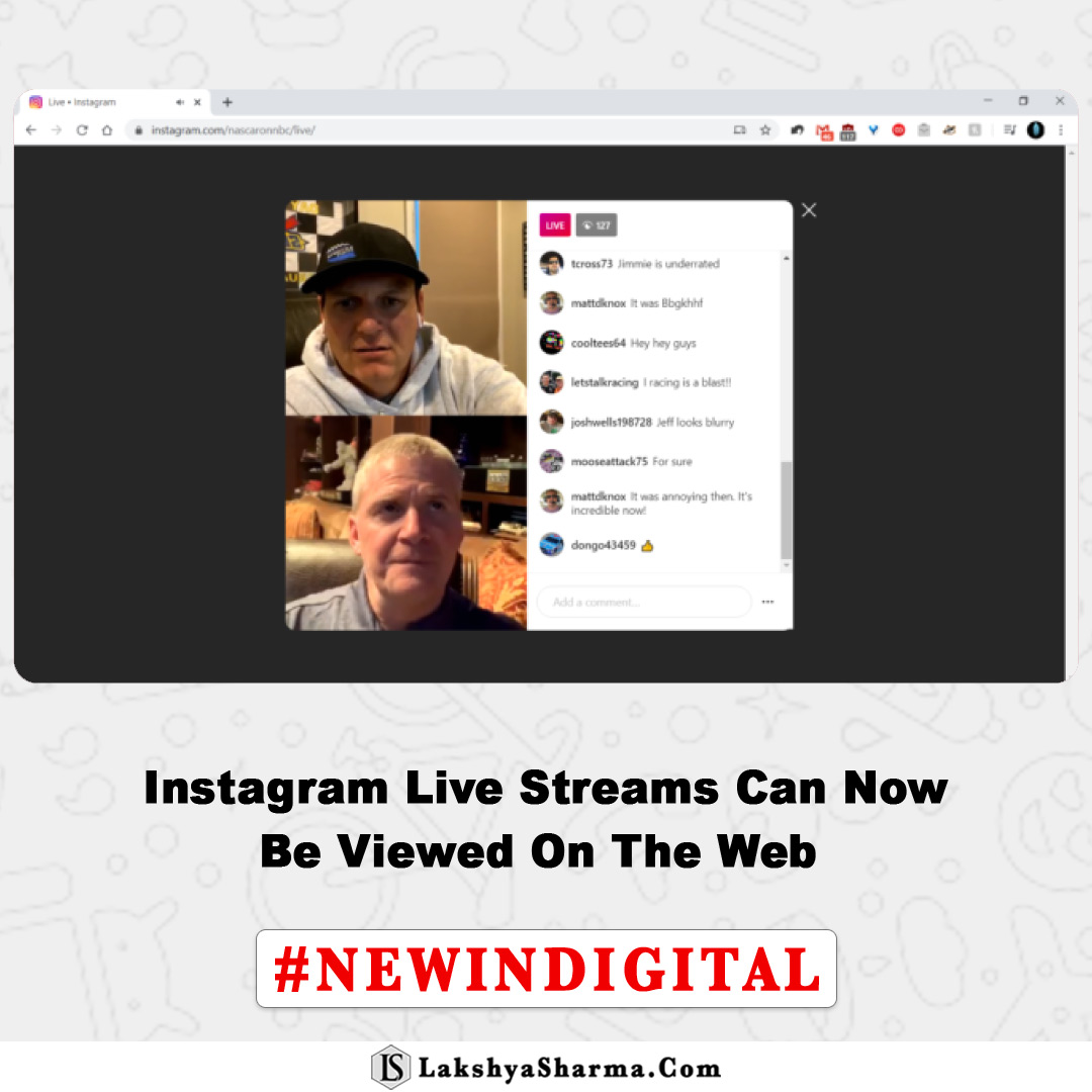 LakshyaSharma's tweet photo. Check Out! What's #NewInDigital this week. Have a look at the new features introduced by the major social media platforms in recent days. (2/3)
#DigitalMarketingTrends #LakshyaSharma #DigitalMarketing #SocialMediaMarketing #SocialMediaUpdates https://t.co/HEGY9SVGt3