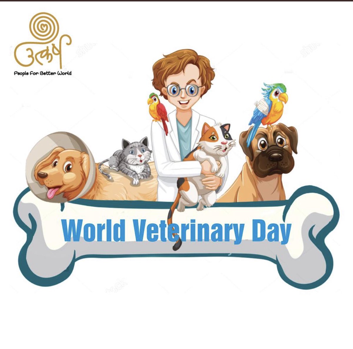 alialnasser9000's tweet photo. "The best doctor in the world is the veterinarian. They can't ask their patients what is the matter - they've got to just know👨🏻‍⚕️👏🏻
Be happy 💛💛.
#WorldVeterinaryDay https://t.co/iIYJ9iOOxG