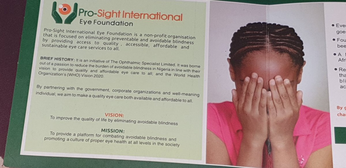 Prosight eye foundation tweet media