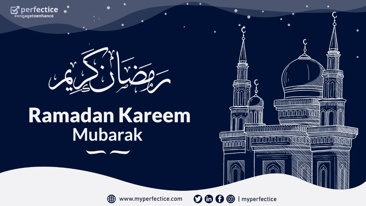 myperfectice's tweet photo. We wish you a peaceful and prosperous life throughout the year. Happy Ramadan 2020!
#Ramadan #Perfectice #stayhomestaysafe #employment #jobs #jobsearch #jobseekers #jobopening #education #interview #jobinterview https://t.co/n9TlI7lFgC