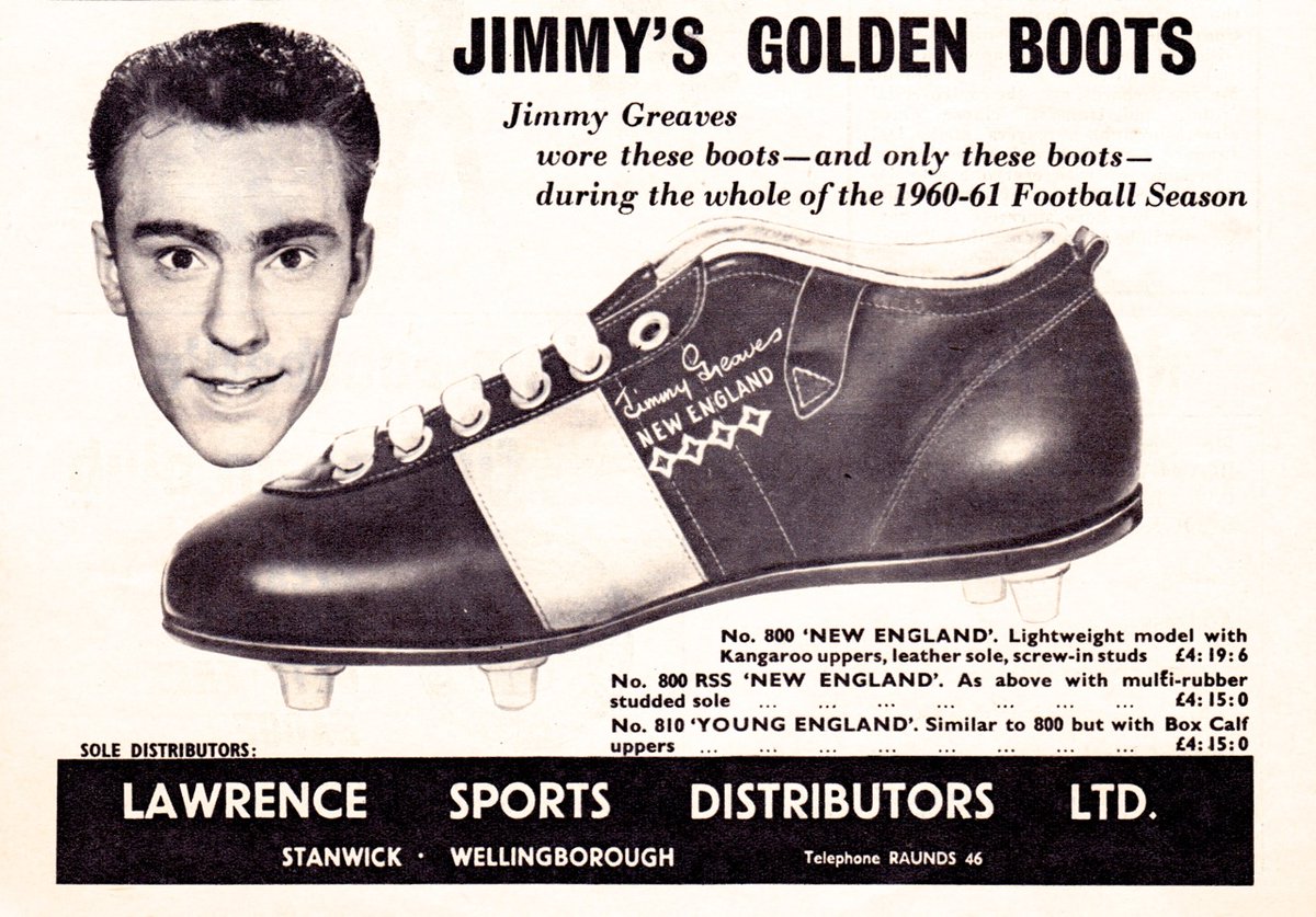 1960 football boots