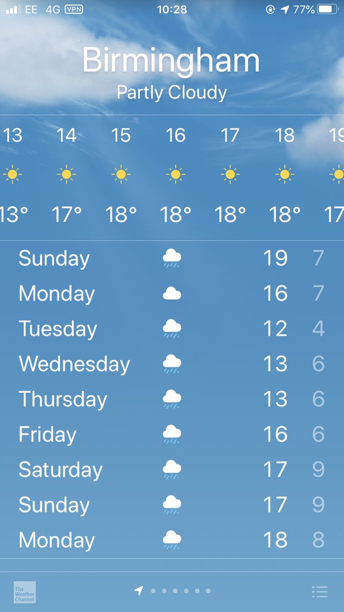 emcatherine96's tweet photo. Should be going on holiday today 😭this weather isn’t making me any less sad about it https://t.co/TxwpU6drZh