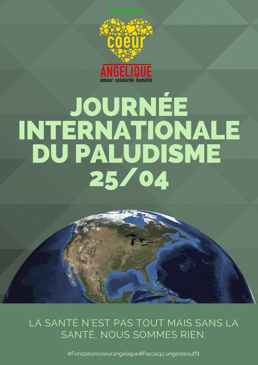 rmpiere's tweet photo. ⛔️Journée Internationale du Paludisme ⛔️
Parce que Le paludisme tue un enfant toutes les 30 secondes, sensibilisons sans relâche.
#Parcequ’ungestesuffit
#Humilité
#Solidarité
#Amour
#Partage
#FondationCoeurAngelique
#Paludisme
#Santé
#Restonscheznous #agissonspournous https://t.co/CuQ2oqldll