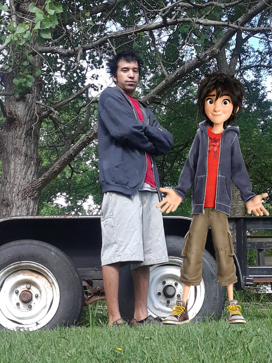 TozoCesar's tweet image. The Hiro challenge from Big Hero 6 
And my baby Mina she's so cute no is finer than her.