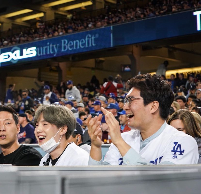 when he got to attend the dodgers game and met Hyun-jin Ryu
