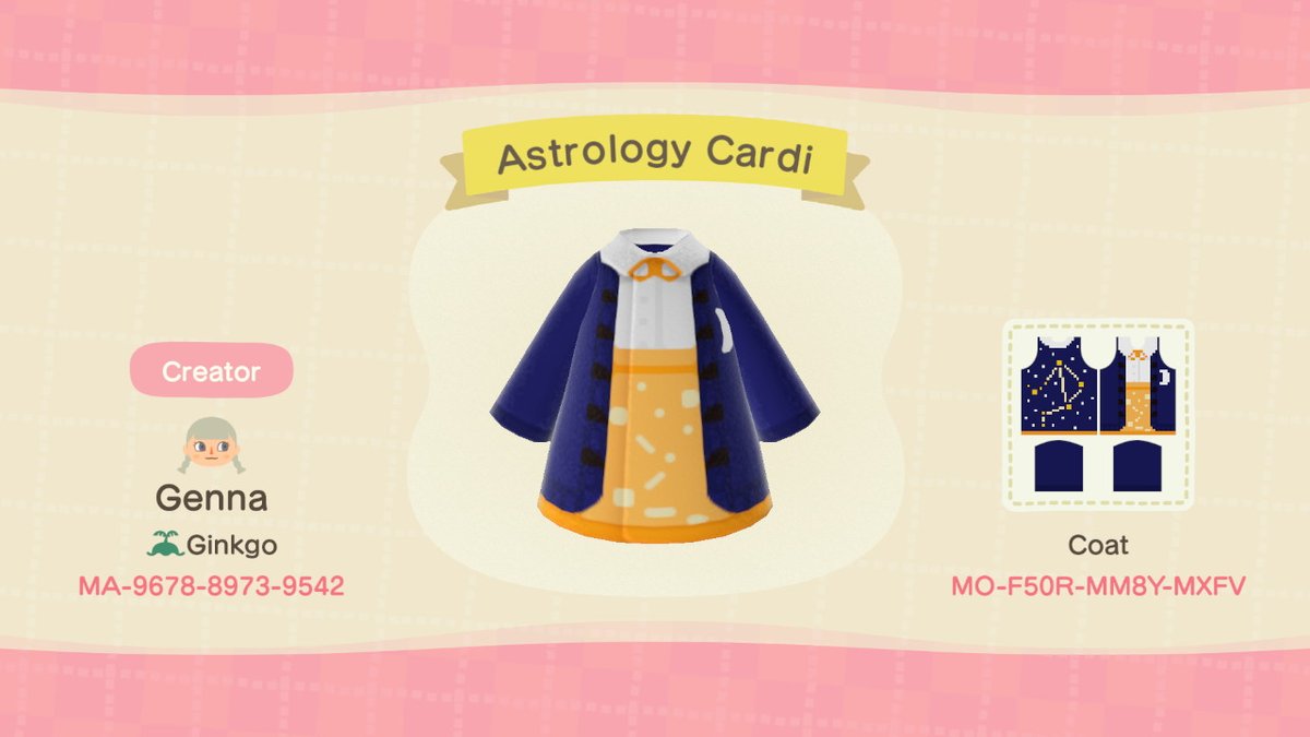 okpng's tweet image. a little stargazing cardigan i designed for when celeste is around~ #ACDesign #ACPattern #ACQR #AnimalCrossing #ACNH #NintendoSwitch