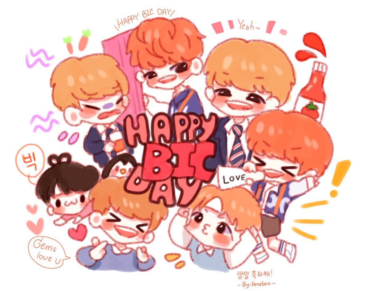 Thithit2's tweet photo. 생일 축하해! 빅🌟
I think that i'm late but still on your birthday right?😂
Don't forget to take care of yourself Gems love you very much!💎💞
หวังว่าเจ้าบิคจะมีความสุขในทุกๆวันเลยนะคับ🥺
#Fire_태워_밤새_오늘은BICDAY
#HappyBicDay
#HappyBicthDay
#MCND #mcndfanart @McndOfficial_ https://t.co/qLEgMhyAzt