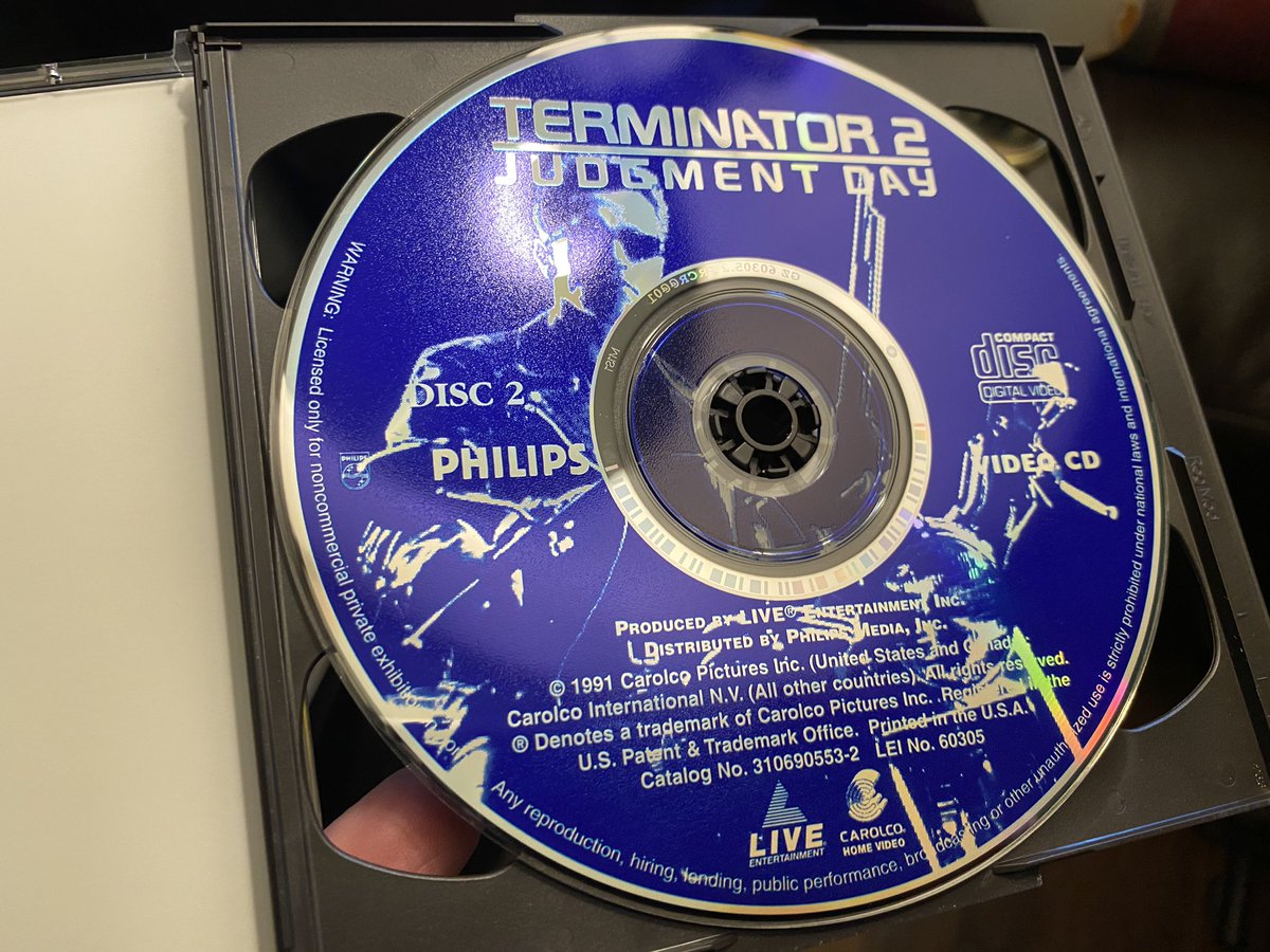 4k CollectivE on Twitter: "Another arrival. Very pleased to add this to the Terminator collection and very happy to have Terminator 2 on another format. Philips CD-i https://t.co/285nUEcclg" / Twitter