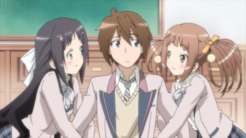 одна из них моя сестра мияби. одна из них моя сестра! мультсериал кадры. аниме kono naka ni hitori. они ли моя сестра. одна из них моя младшая сестра.