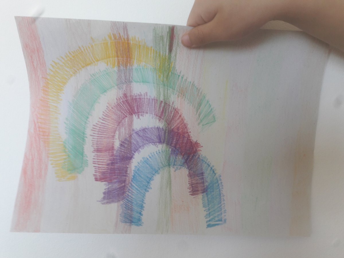 workplay_repeat's tweet photo. @ThomasMuirPS #rainbow by Logan p3a #TMPSChallenge #SupportTheNHS  #SupportKeyWorkers 🌈🌈🌈 https://t.co/Vk3fKg3LOE