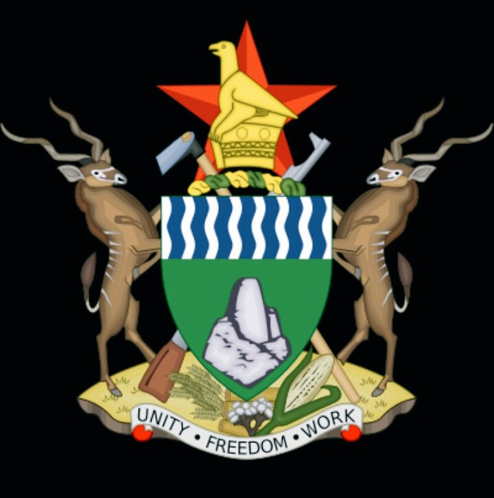 The problem with Zimbabwe starts with its Coat of Arms. A thread . The coat of arms tells a country's story, past and present. 1. The Zimbabwe Bird is a mystical Bird and there are 2 birds that were carried away to  #Britain . Still unreturned , the ancestors are unhappy