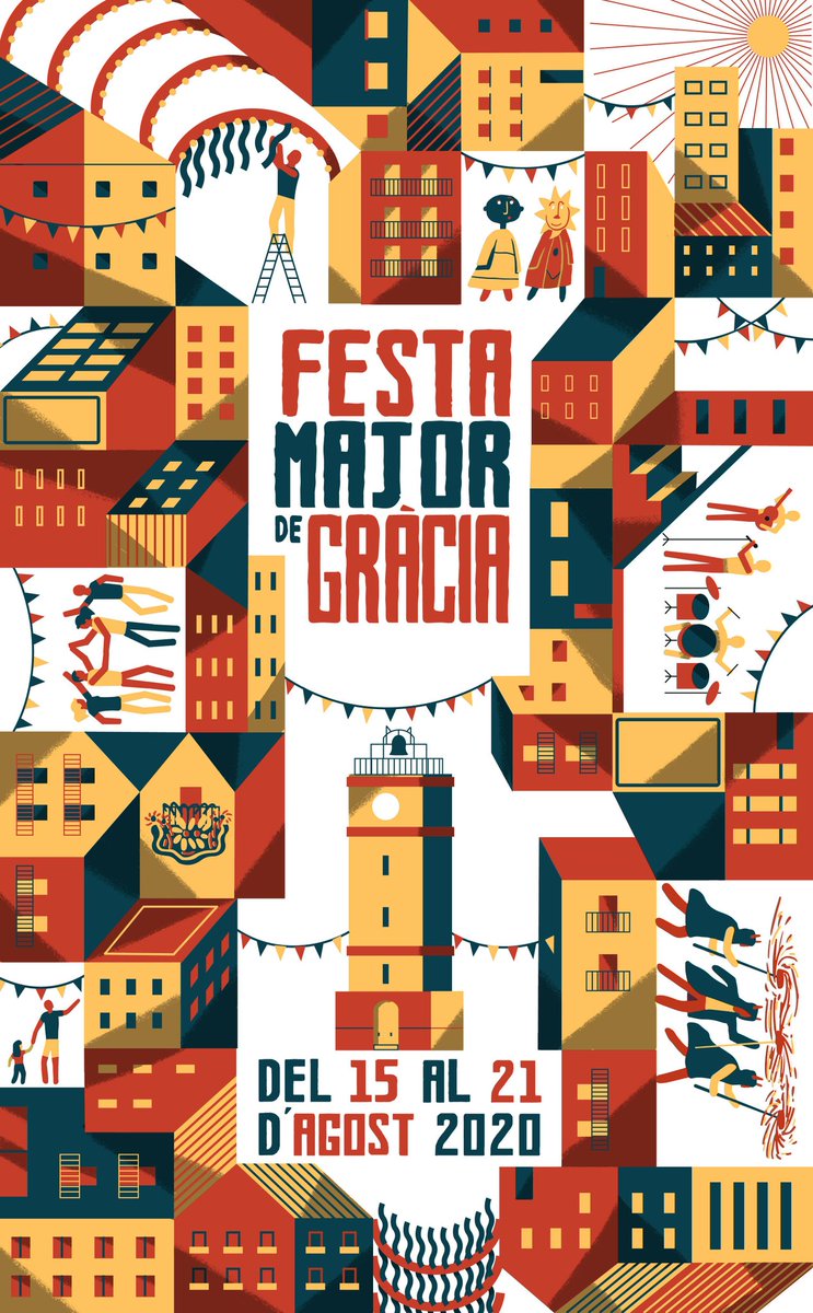 GegantsdeGracia's tweet photo. Ahir es va presentar el cartell de la #FestaMajor de #GrĂ cia 2020!!! đ
Sou capaços de trobar en #Torradet i na #Gresca? Us agrada?
Malgrat que aquest any estarĂ especialment marcat pel confinament, esperem poder-la celebrar amb tots vosaltres!
@Cultupopularbcn @festagracia https://t.co/cKRmJdNezr