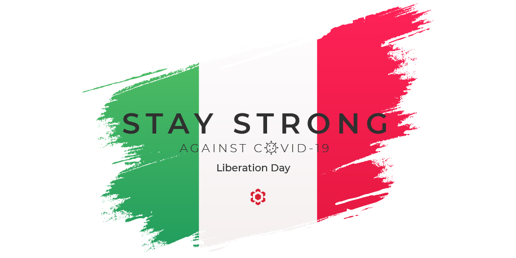 Kaleyra_'s tweet photo. On the occasion of Liberation Day of Italy, we wish strength and courage to all the people of Italy to overcome these difficult times and come out even stronger and more powerful.
Buona Festa Della Liberazione
#StayStrongItaly #LiberationDay #Italy https://t.co/QZJoKy2kkz