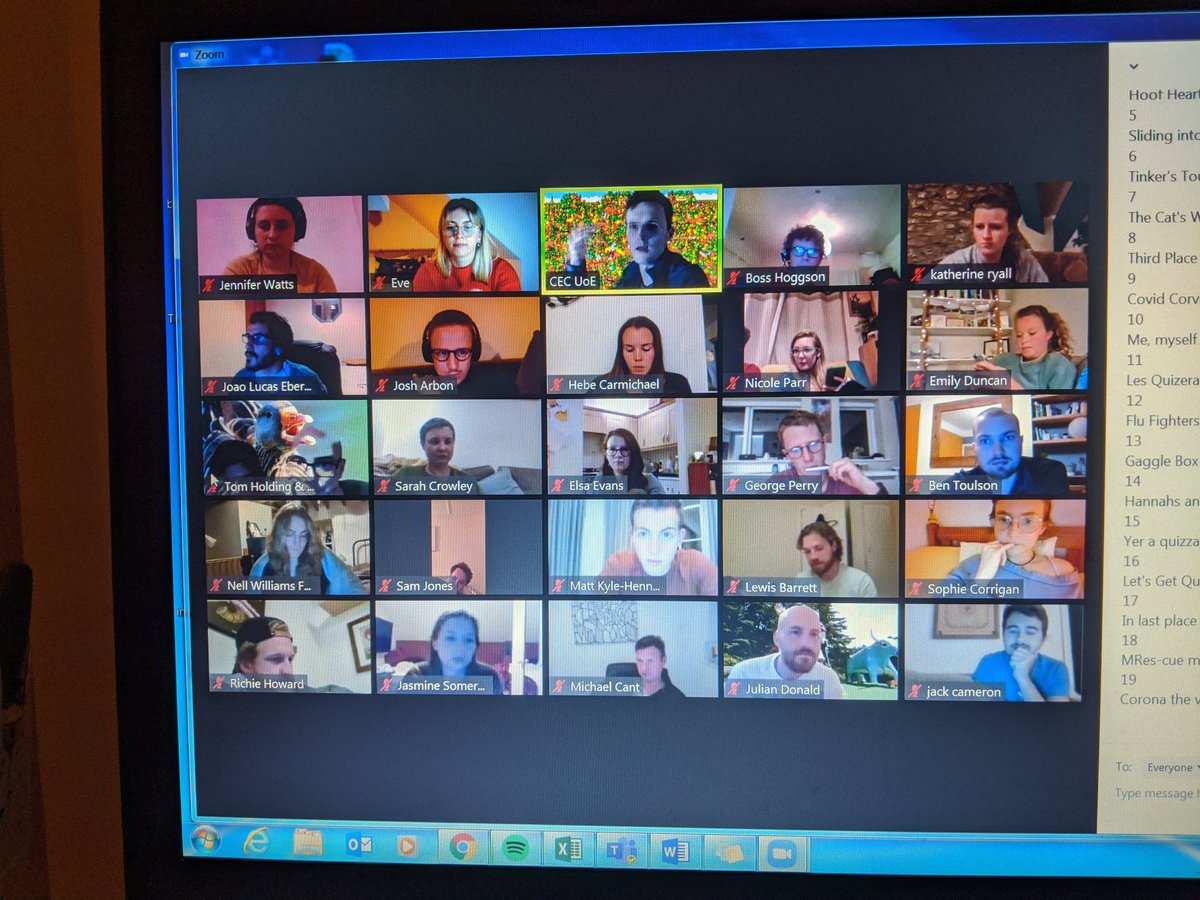 EveJTucker's tweet photo. CLES Quarantine Quiz number 2!! 19 teams from the UK all the way to the Galapagos. Thanks @Christophe_Patt for the great questions and hosting! 🍻 https://t.co/yuqGKGv5G6