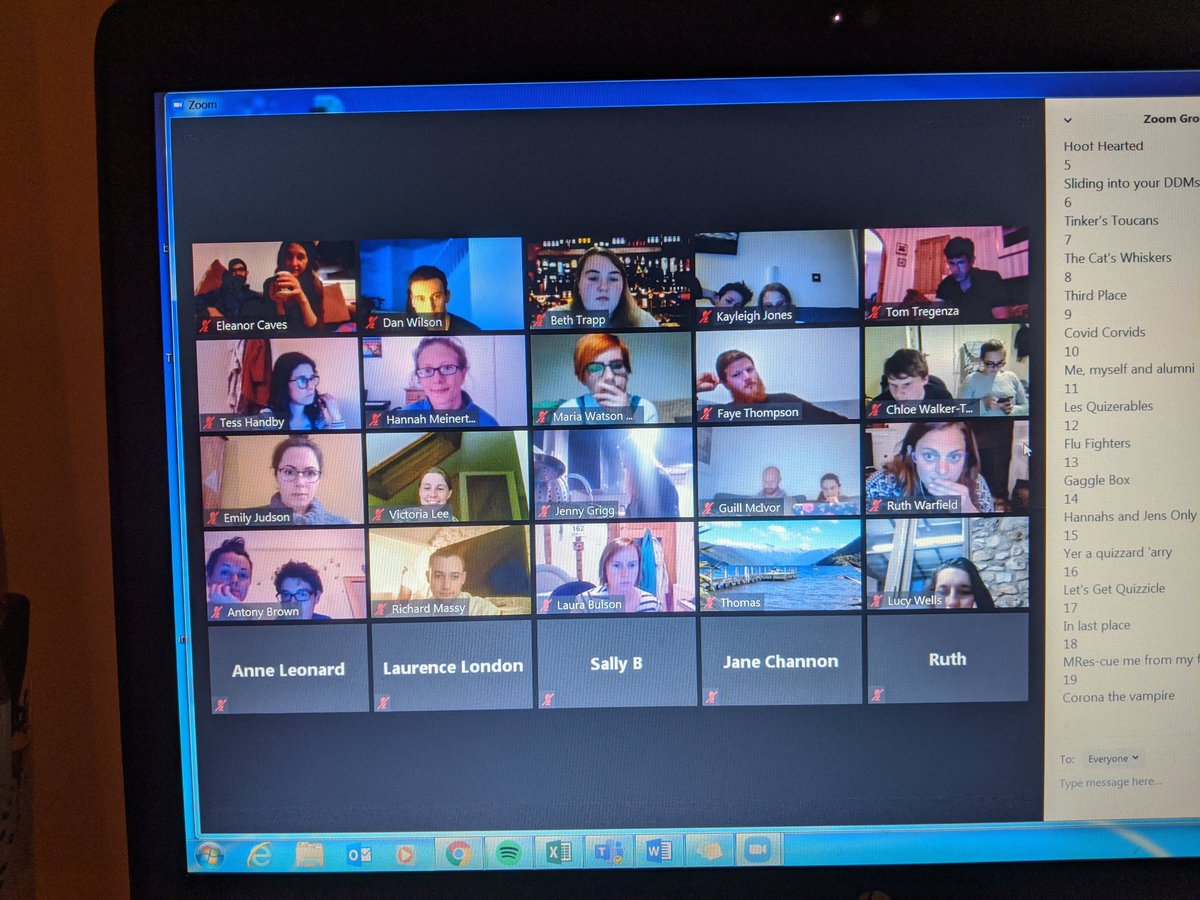 EveJTucker's tweet photo. CLES Quarantine Quiz number 2!! 19 teams from the UK all the way to the Galapagos. Thanks @Christophe_Patt for the great questions and hosting! 🍻 https://t.co/yuqGKGv5G6