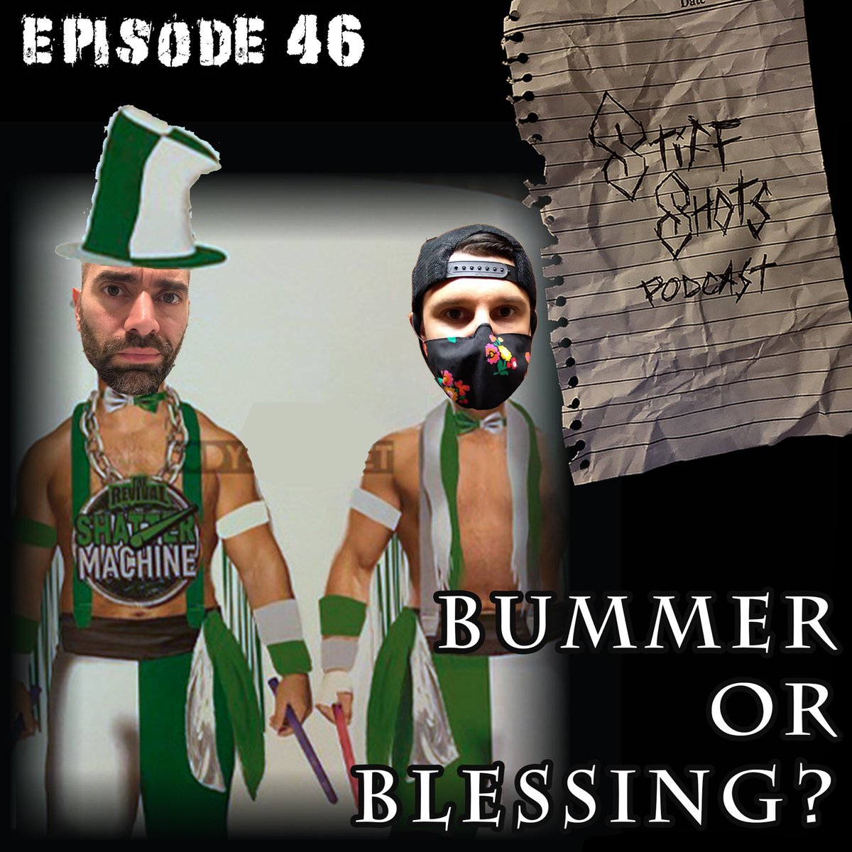 StiffShotsPod's tweet photo. New episode is streaming. All the warm takes on who’s staying and who’s gone from WWE and a bit of Paul Stanley/Paul bearer action on the microphone https://t.co/035b8o6DpK