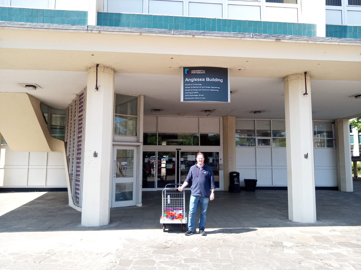 The warm sunshine yesterday provided the perfect setting to deliver our #faceVisors to smiling #Frontliners across #hampshire 

<a href="/CoopFuneralcare/">Co-op Funeralcare</a> <a href="/portsmouthuni/">University of Portsmouth</a> <a href="/NHSsoutheast/">NHS South East</a> 
#PPE #coronavirus #keepsafe 
#StayHome