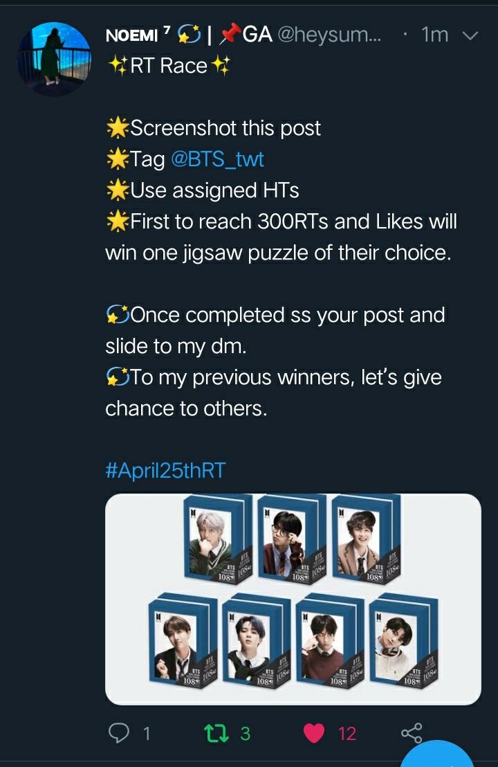 epiphanyfinity's tweet photo. 🚫🚫🚫 HELP ME PLS 🚫🚫🚫
Can you help me to reach 300 rts and likes for this I really really want it please help me 😭😭😭
@BTS_twt
#April25thRT https://t.co/yRA6frPotO