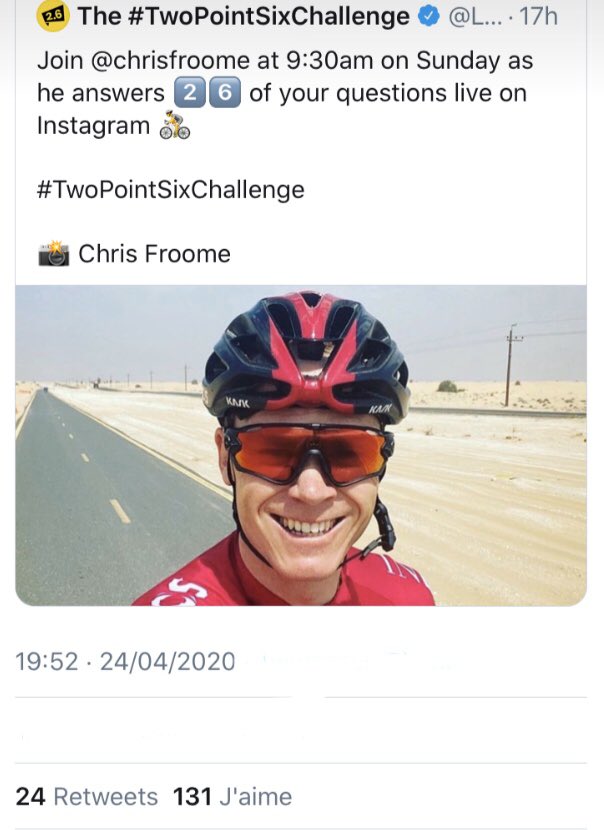 Swift__Girl's tweet photo. Hi @LondonMarathon it looks like your very popular #AskFroomey tweet has been deleted...
I have re-posted my question so you don’t forget to ask Chris all about unbelievable (literally) transformation!
#TwoWeekTransformation #JustLostTheFat #Bilharzia #ComputerisedDogs https://t.co/xO8eKSFVy7