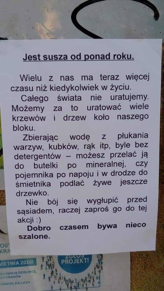 Proszę podajcie dalej